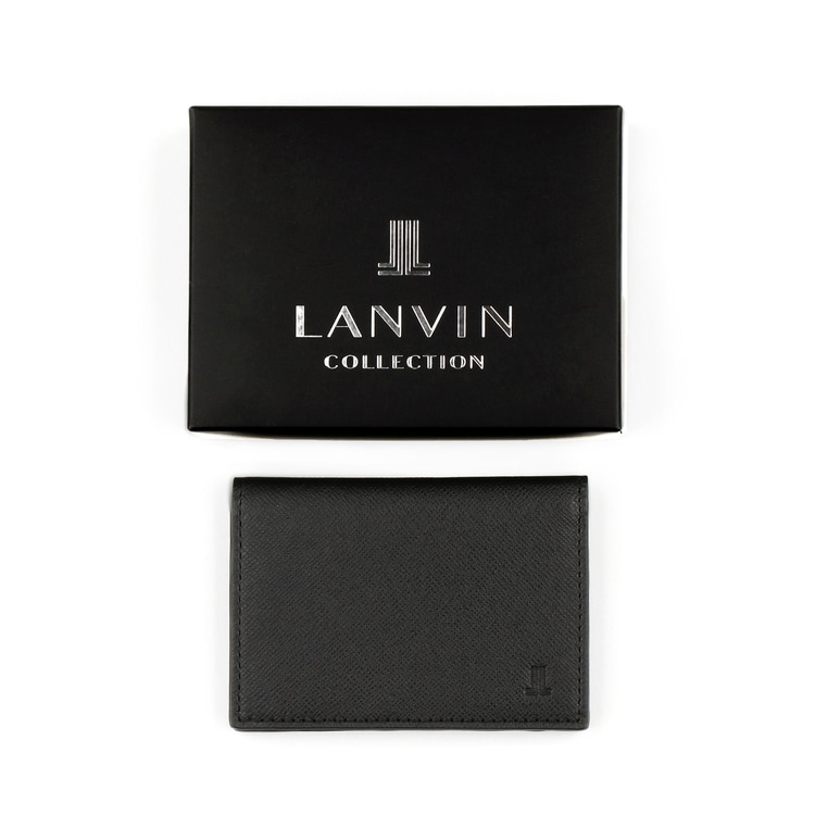 LANVIN RWST0031K056P25414 関税送料込 EMBOSSED LEATHER PASS CASE｜ランバンコレクション(メンズ)公式