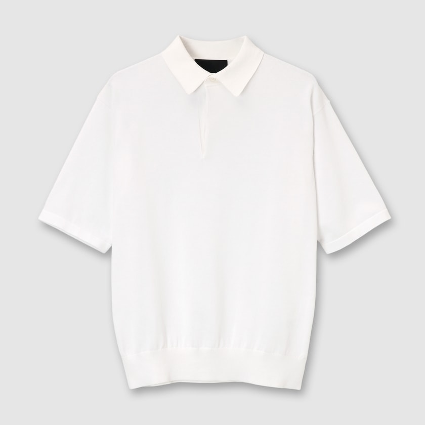 SOMERSET FLY FRONT POLO KNIT