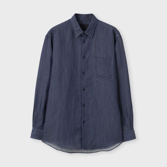 CUPRA/WASHI  DENIM SHIRT [和紙デニム LSシャツ]