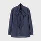 CUPRA/WASHI  DENIM BOW BLOUSE [和紙デニム ボウブラウス]