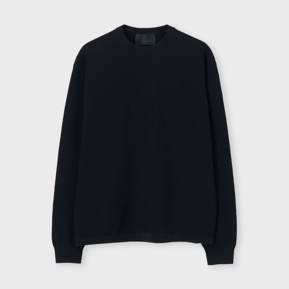 JACQUARD PIQUE CREW NECK [ジャガードピケ クルーネック]