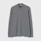 ALTERNATE BORDER SEMI-MOCK  LONG SLEEVE TEE [オルタナティブボーダー セミモックネック]