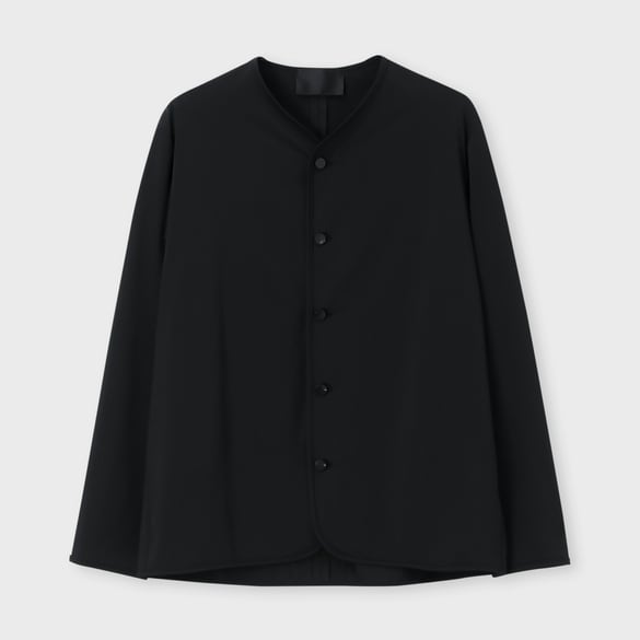 NO COLLAR LES HALLES JACKET [ノーカラー レアールジャケット]