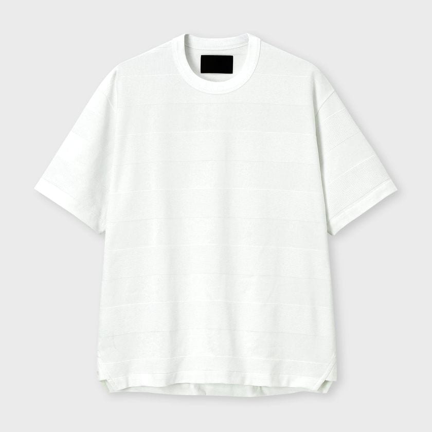 JACQUARD BORDER FLORE TEE