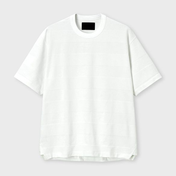 JACQUARD BORDER FLORE TEE [ジャガードボーダー フローレTEE]