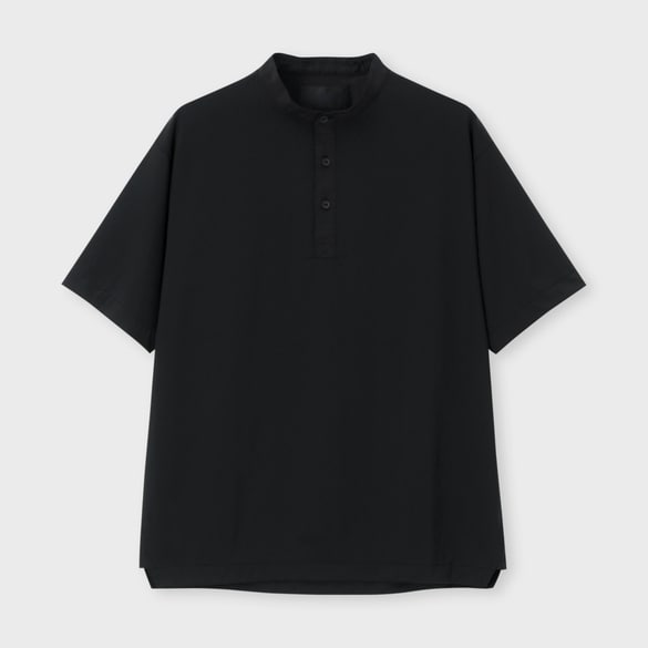 BAND COLOR FLORE BUTTON TEE [バンドカラー フローレボタンTEE]