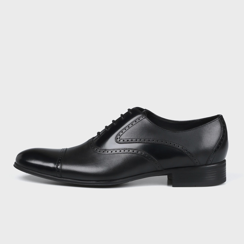 BLACK SHINY OXFORD 　SHOES