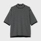 BASQUE BORDER MOCK NECK  S/S SWEATER [バスクボーダー モックネックSSセーター]