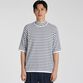 BASQUE BORDER MOCK NECK S/S SWEATER