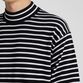 BASQUE BORDER MOCK NECK  S/S SWEATER [バスクボーダー モックネックSSセーター]