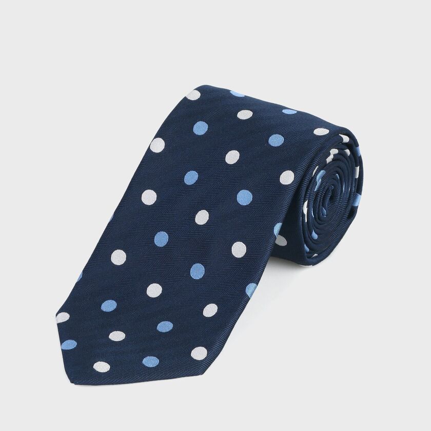 FRENCH POP DOT NARROW TIE