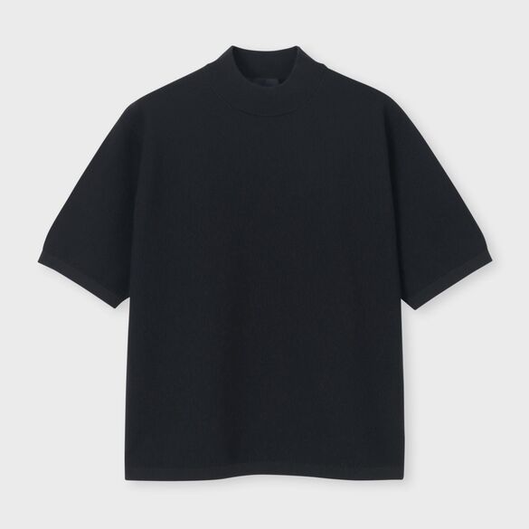 DEMON PIQUE MOCK NECK S/S SWEATER [鬼カノコ モックネック SSセーター]
