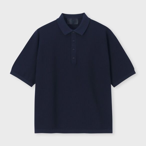 DEMON PIQUE POLO COLLAR S/S SWEATER