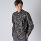 FLOWER PRINT FLY FRONT SHIRT