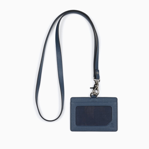 EMBOSSED LEATHER CARD HOLDER