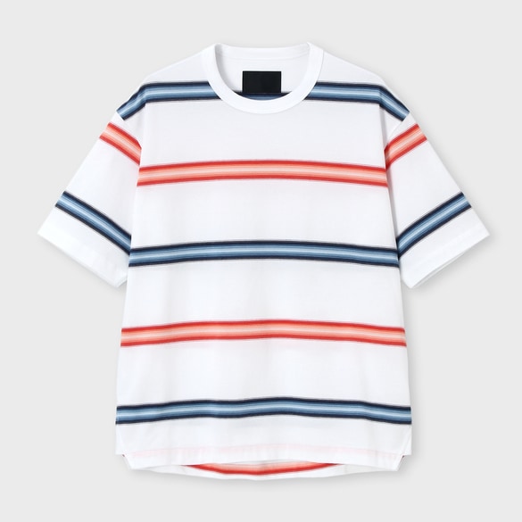 OMBRE BORDER PIQUE TEE [オンブレボーダー ピケT] 