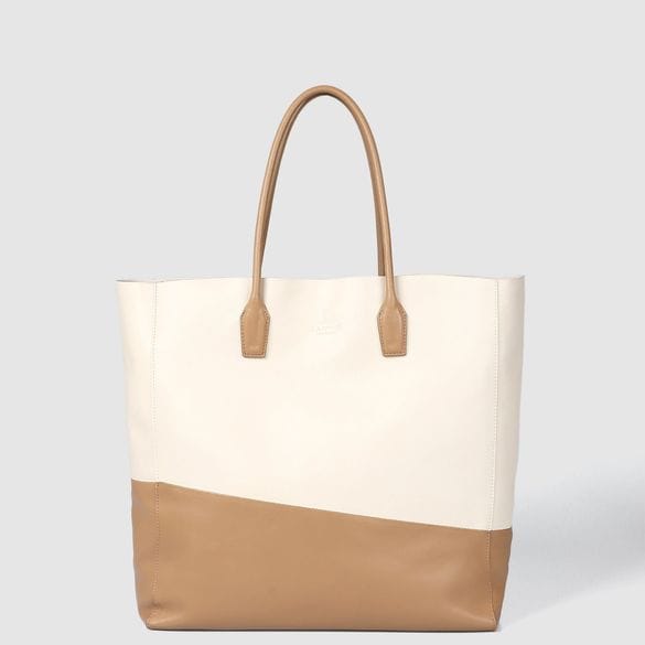 LIGHTNESS＆SOFTNESSBI-COLOR LEATHER TOTE [バイカラー レザートート]