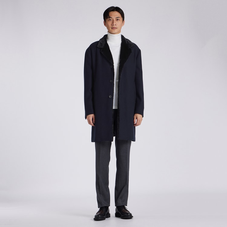 HERRINGBONE RANCH COAT [ヘリンボーン ランチコート]｜ランバンコレクション(メンズ)公式オンラインショップ