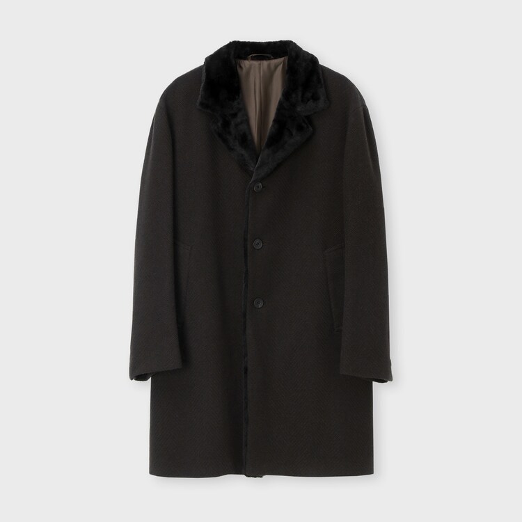 HERRINGBONE RANCH COAT [ヘリンボーン ランチコート]｜ランバンコレクション(メンズ)公式オンラインショップ