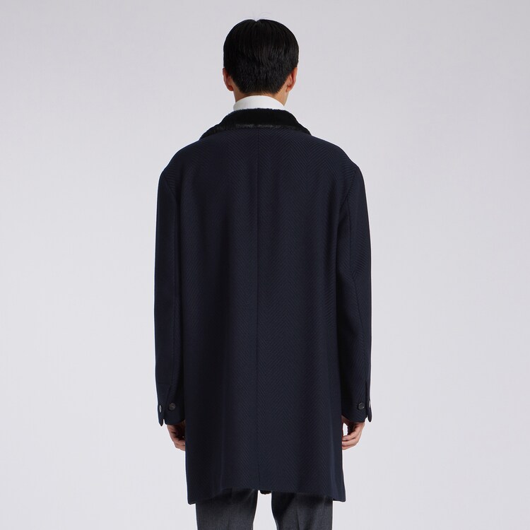 ロービングチェックコート - | LANVIN COLLECTION | ランバン
