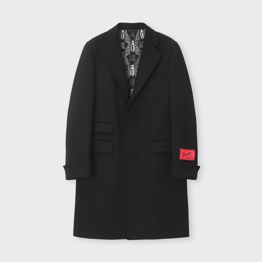 美品 ランバンコレクション シルク混 ジャケット グレー 40