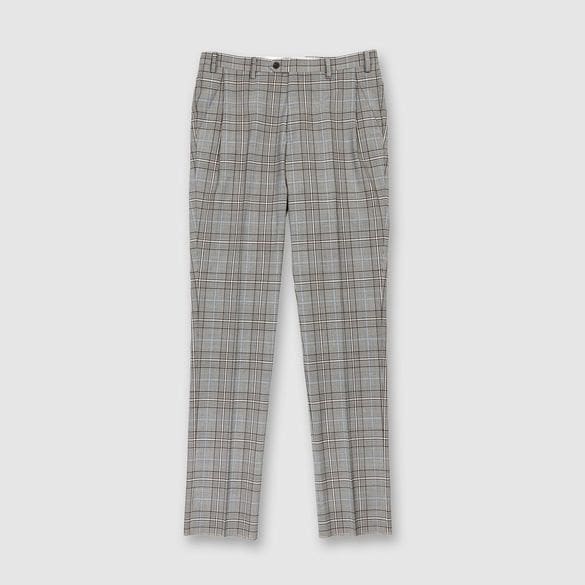 GRAIN PLAID SLACKS