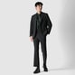 MOHAIR SILK BOOT CUT SLACKS