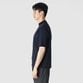 GIZA COTTON MOCK NECK KNIT TEE