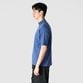 GIZA COTTON MOCK NECK KNIT TEE