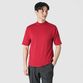 GIZA COTTON MOCK NECK KNIT TEE