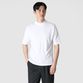 GIZA COTTON MOCK NECK KNIT TEE
