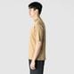 GIZA COTTON MOCK NECK KNIT TEE