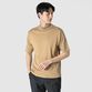GIZA COTTON MOCK NECK KNIT TEE