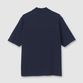 GIZA COTTON MOCK NECK KNIT TEE