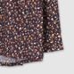 FLOWER PRINT FLY FRONT SHIRT