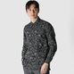 "BOTANICAL" PRINTED FLY FRONT SHIRT