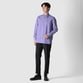 LONDON STRIPE FLY FRONT SHIRT