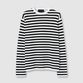 FRENCH STRIPE CREW NECK SWEATER
