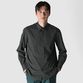 PIN DOT PRINT FLY FRONT SHIRT
