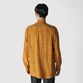MONOTONE FLOWER PRINT FLY FRONT SHIRT