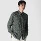 BOTANICAL PRINT FLY FRONT SHIRT
