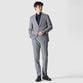 WOOL SUCKER GINGHAM CHECK SLACKS