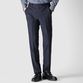 WOOL LYOCELL TAPERED SLACKS