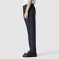 WOOL LYOCELL TAPERED SLACKS