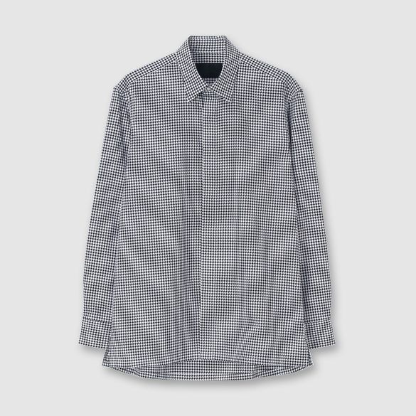 HOUNDSTOOTH FLY FRONT SHIRT