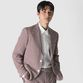 WOOL SUCKER GINGHAM CHECK JACKET