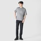 WOOL TROPICAL STRETCH TAPERED SLACKS