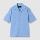 HIGH-TWIST JERSEY OPEN NECK SHIRT