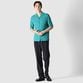 HIGH-TWIST JERSEY OPEN NECK SHIRT
