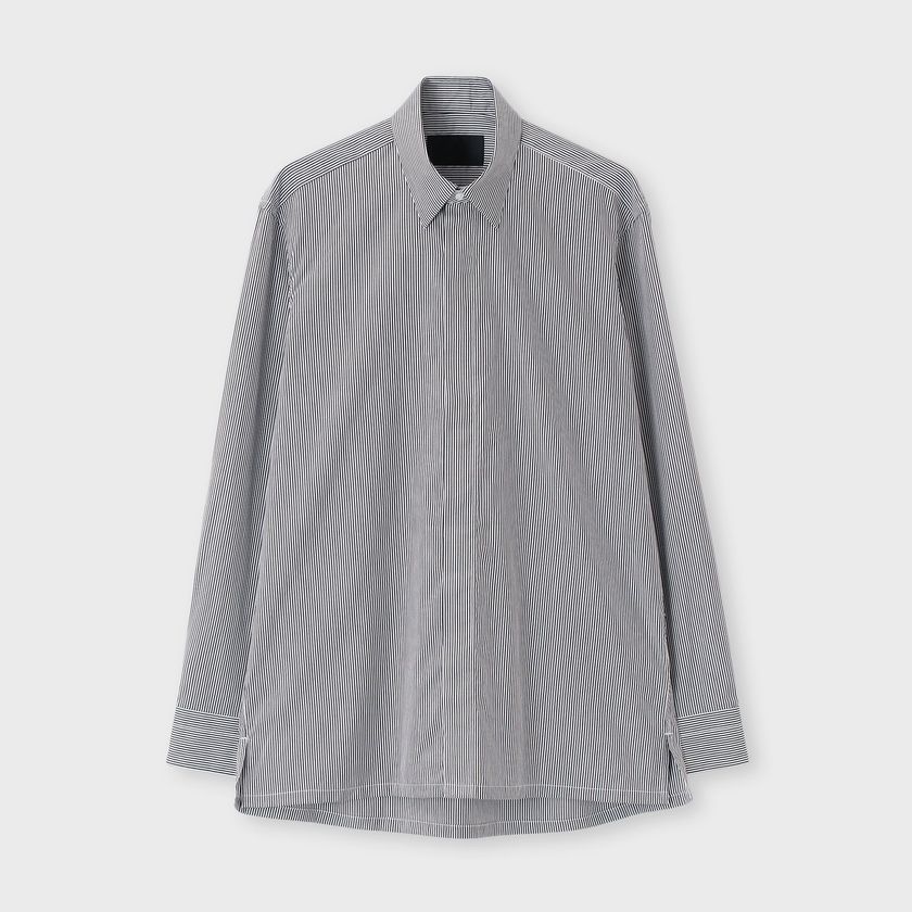 LONDON STRIPE FLY  FRONT 　SHIRT